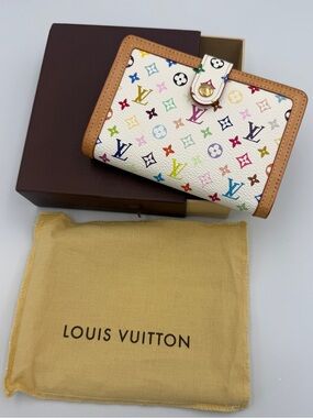 Pristine LV x Murakami Multicolore Portefeuille Viennois Wallet